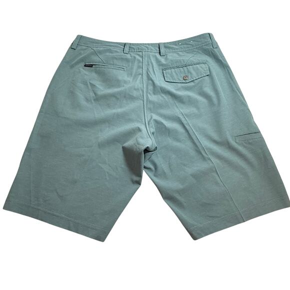 7 Diamonds Shorts Mens Size 32 Lightweight Polyester Stretch Preppy Golf - Picture 2 of 9